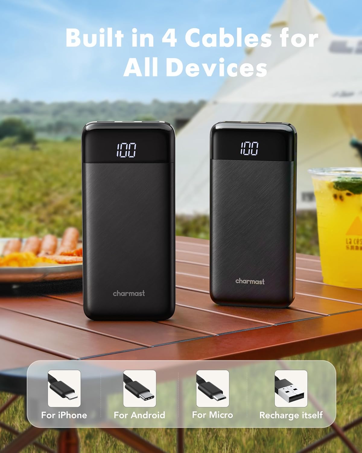 INIU Powerbank 10000mAh – 45W Hurtiglading (Ultratynn)