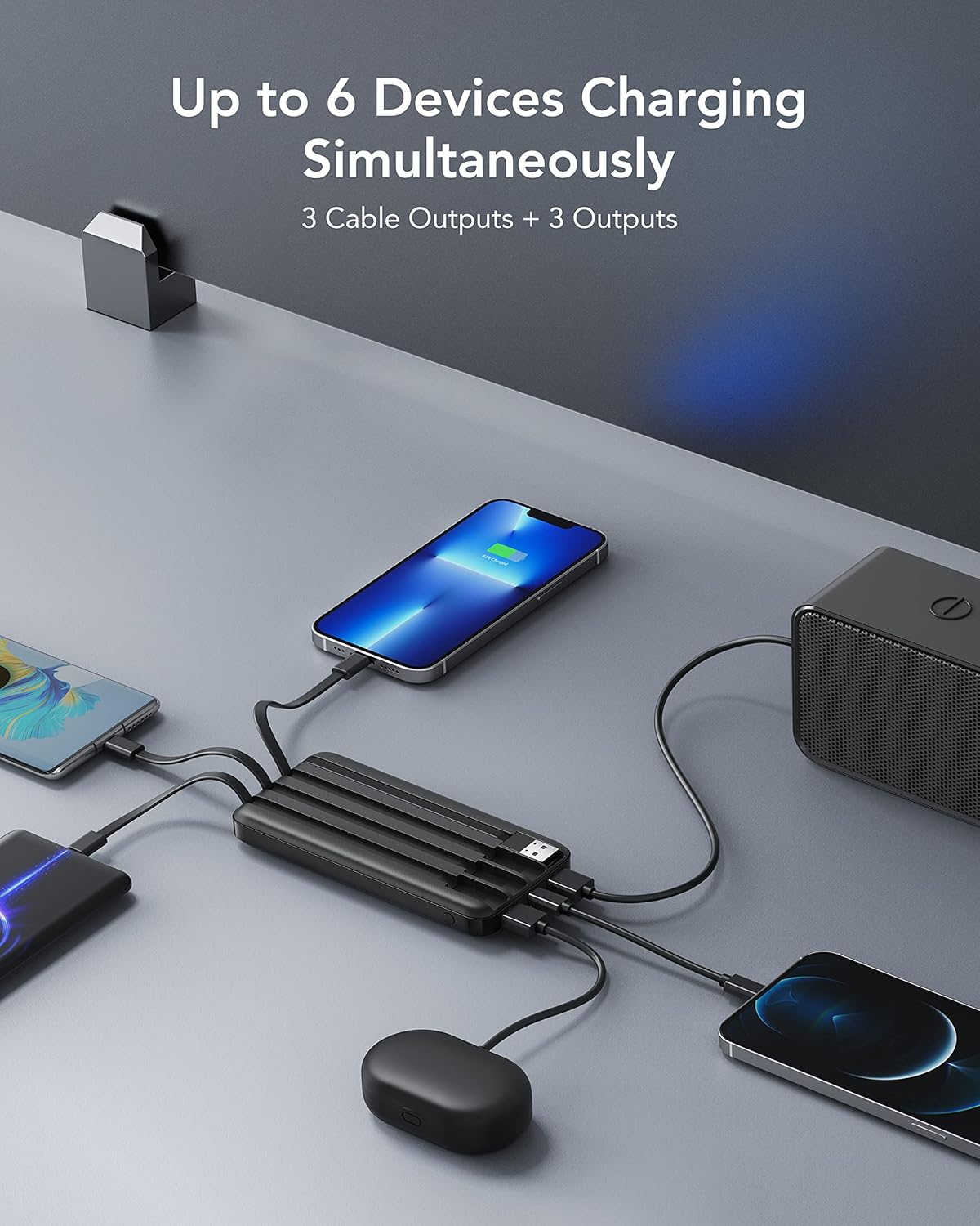 INIU Powerbank 10000mAh – 45W Hurtiglading (Ultratynn)